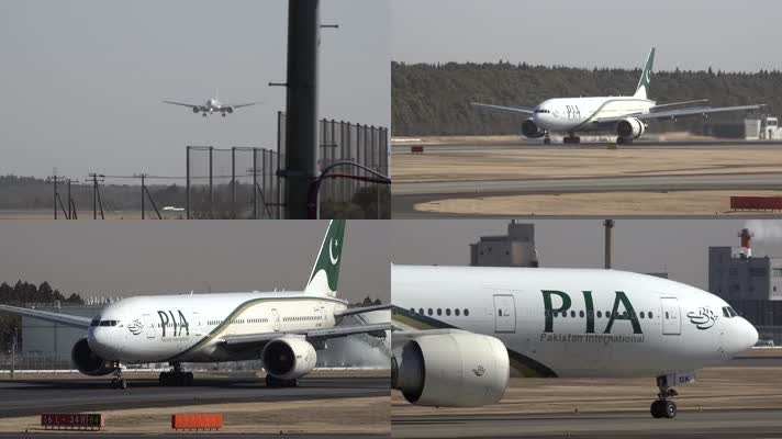 巴基斯坦航空，飞机降落