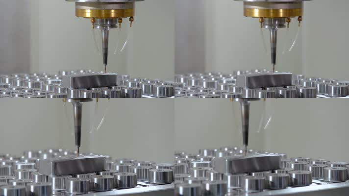 模具工厂视频CNC数控机床金属切割金属雕刻