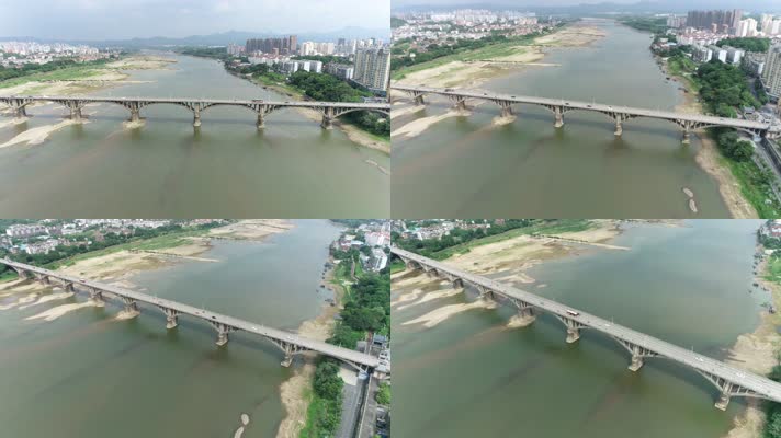 赣州东河大桥航拍