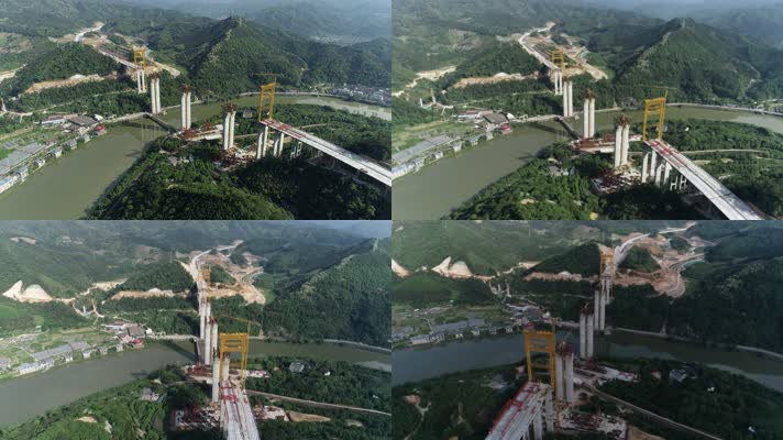 大桥建设施工