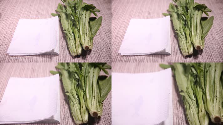厨房纸保鲜青菜 (2)