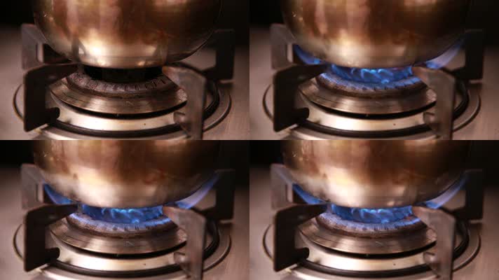 厨具锅煤气开火炖煮 (2)