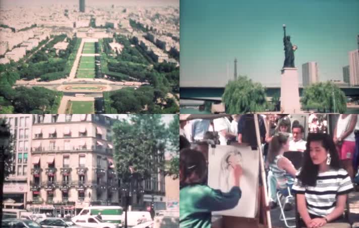 上世纪80年代法国巴黎