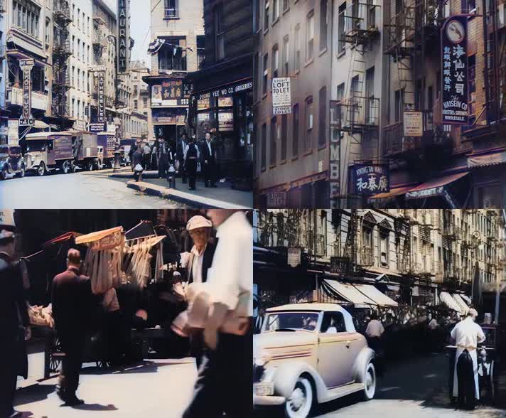 纽约唐人街1939年