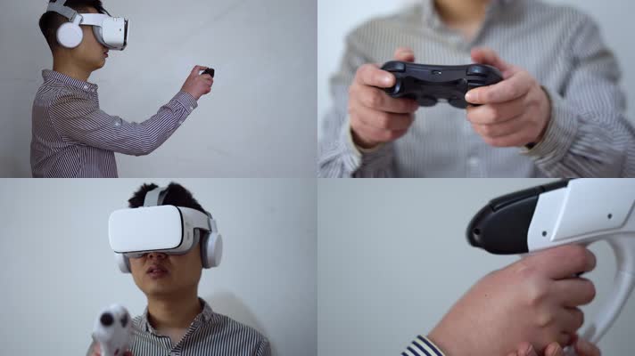 用蓝牙手柄遥控玩VR虚拟现实游戏