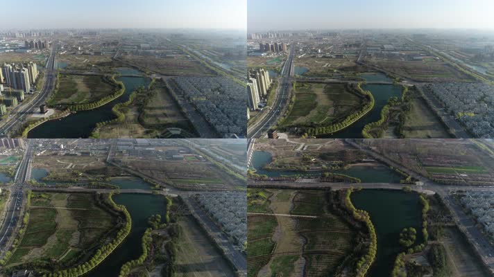 许昌北海公园水系航拍（4K50帧）