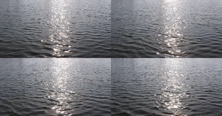 波光粼粼的湖面（4K）