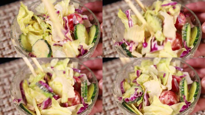 制作健康蔬菜沙拉 (6)