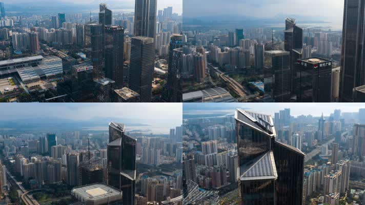 4k平安大厦中国平安人寿保险大厦高楼楼顶