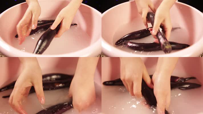 水盆洗长茄子 (9)