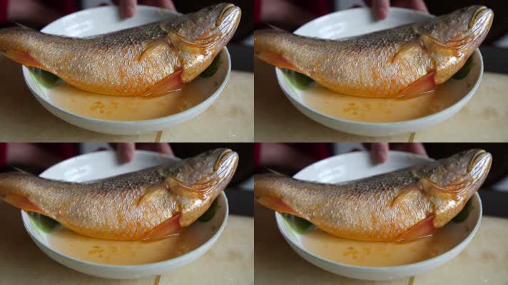 食品安全黄花鱼掉色染色 (3)