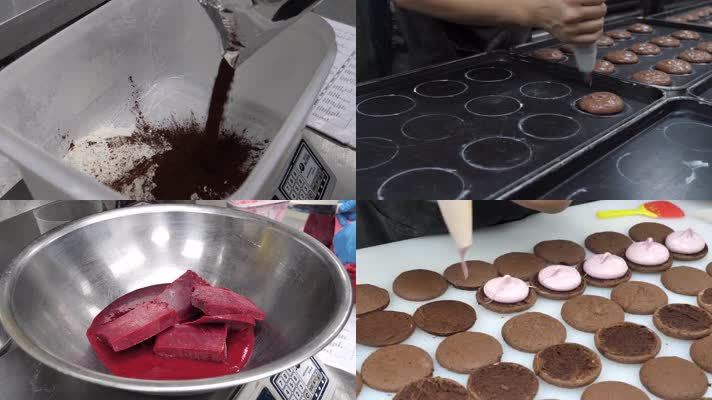 制作草莓巧克力蛋糕