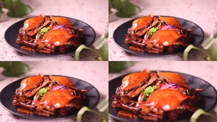网红美食鸡爪年糕肉蟹煲 (8)