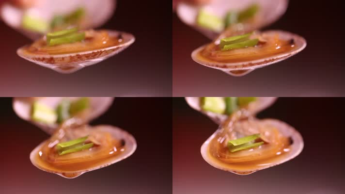 美食锡纸海鲜蛏子花蛤 (19)