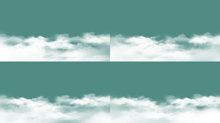透明的云 前景云 飘动的云
