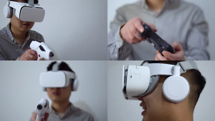 用蓝牙手柄体验VR虚拟现实游戏