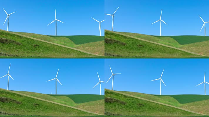 新能源风车发电