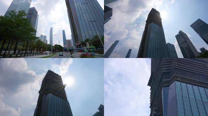 广州在建高楼延时