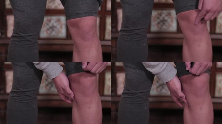 小腿膝盖穴位按摩 (2)