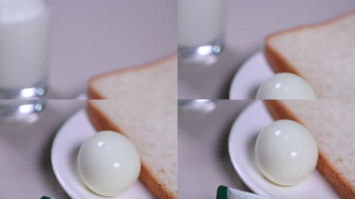 牛奶面包鸡蛋营养早餐 (3)