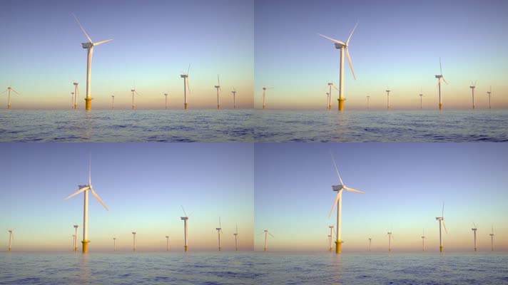 【4K】海上风电场
