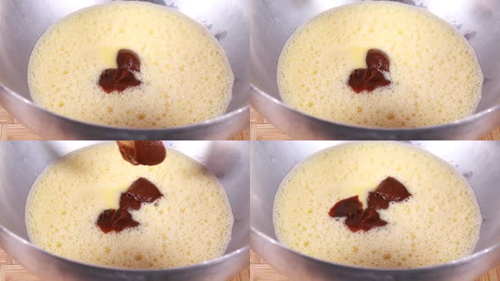 打蛋器发鸡蛋制作甜点 (1)