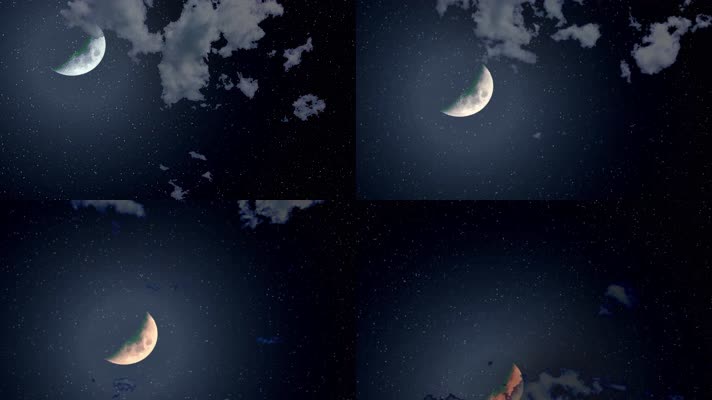 【4K】月亮动画