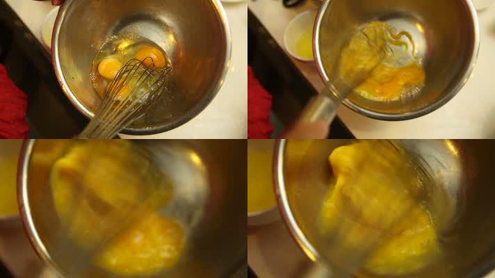 打蛋器搅拌鸡蛋液 (3)