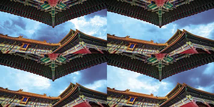 北京古建筑寿皇殿视频素材