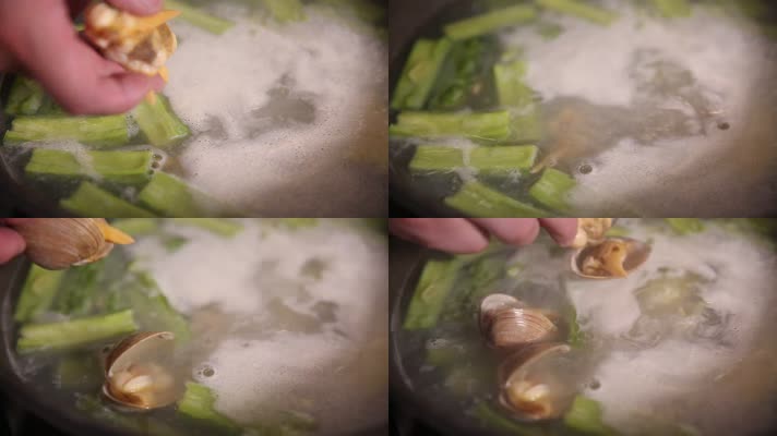 花蛤蛤蜊苦瓜汤 (3)