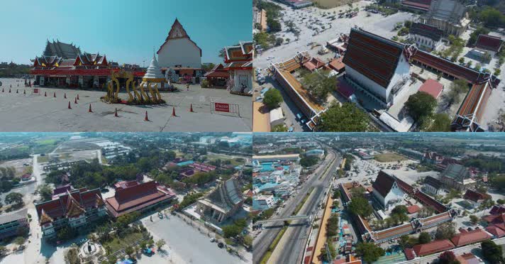 泰国旅游视频泰国佛教庙宇佛寺