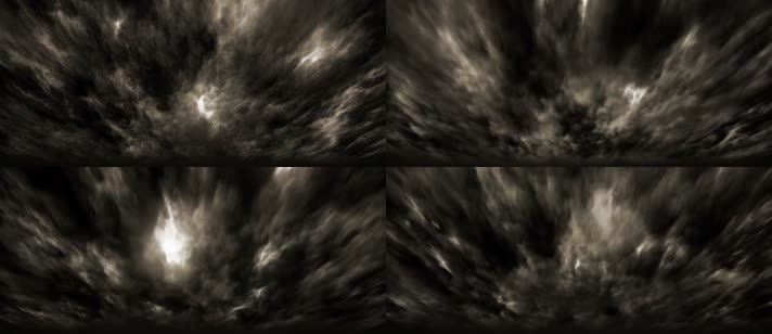天空乌云黑暗-暗物质能量