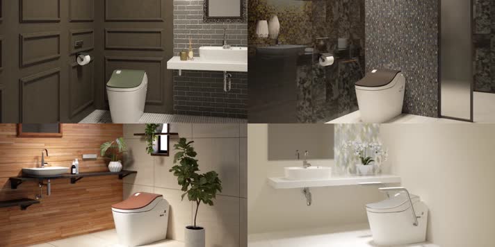 洗手间-卫浴产品-3D动画