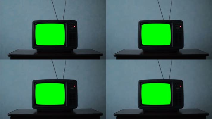 老电视绿幕