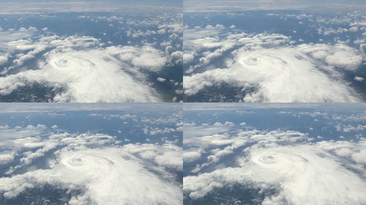 【4K】台风云图