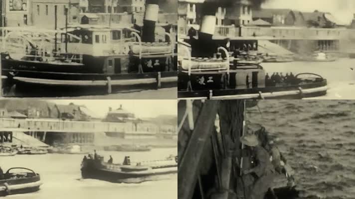 20世纪初天津老海河码头 4K修复