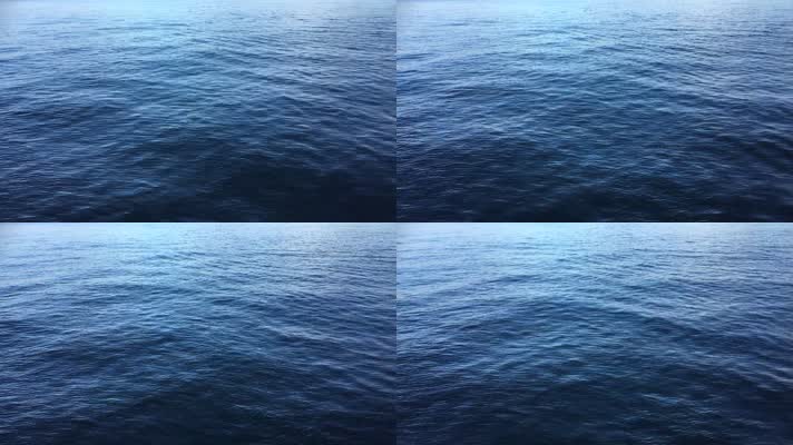 海面海水 水波纹 平静 Sea