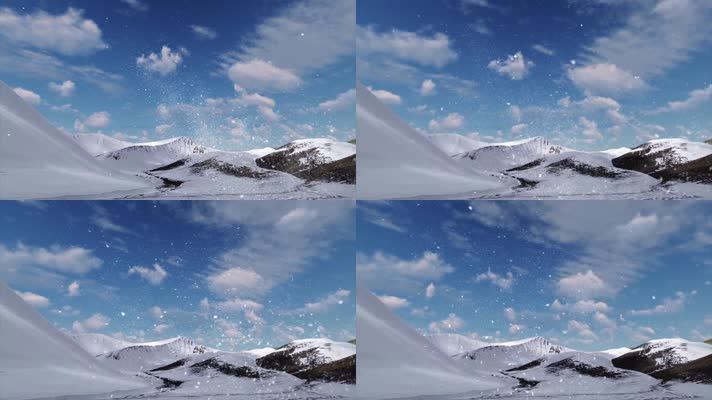 雪山风景视频-04