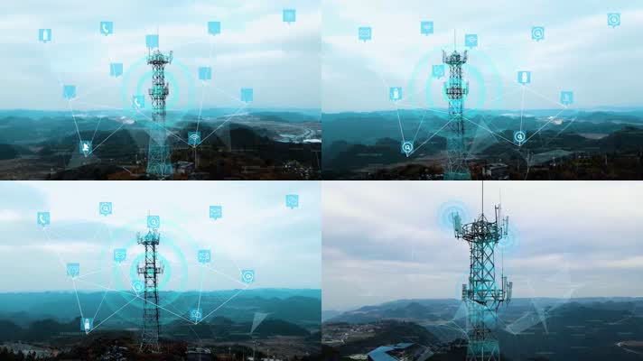 5g基站智慧科技大数据无线通信信号发射塔