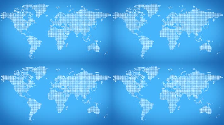 蓝色科技地图