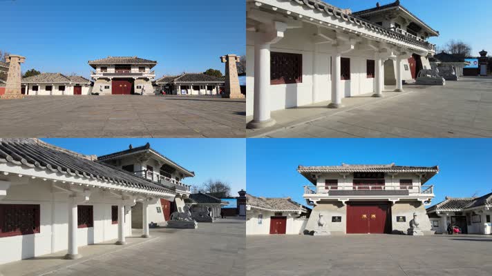 航拍中国古建之汉式大门