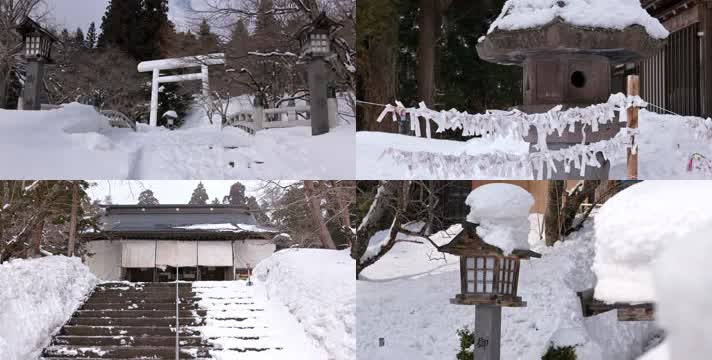 日本雪景