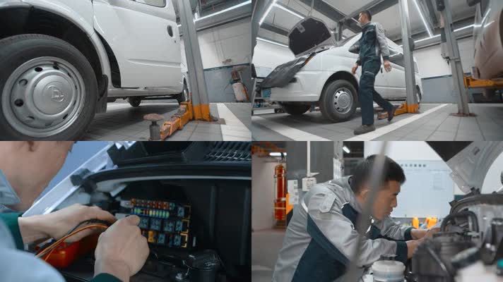 汽车维修工厂汽车电路检修保险装置试灯检查