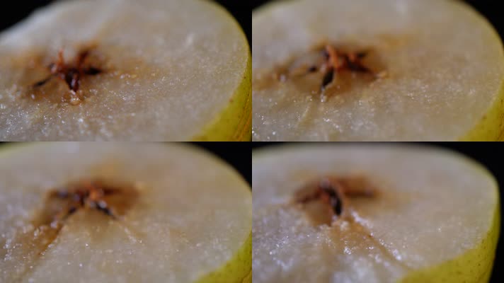 切开的梨肉氧化生锈 (3)