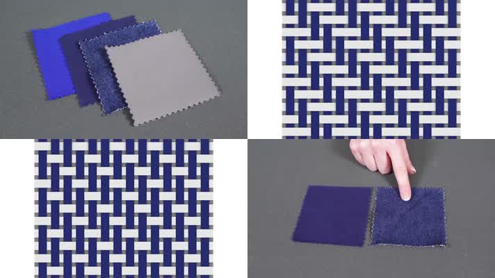 高端布料面料，不同编织工艺对比