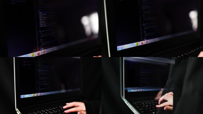网络黑客入侵笔记本电脑系统修改程序代码