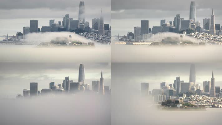 【4K】旧金山大雾