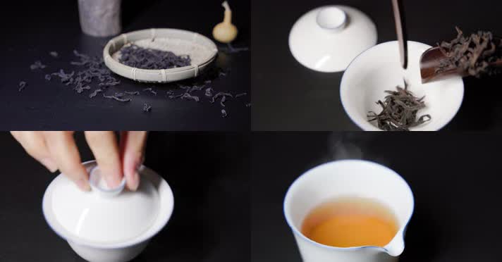 红茶冲茶泡茶茶叶水合集12超清唯美 4K原创