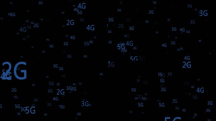 2G3G4G5G数字信息元素粒子冲屏视频