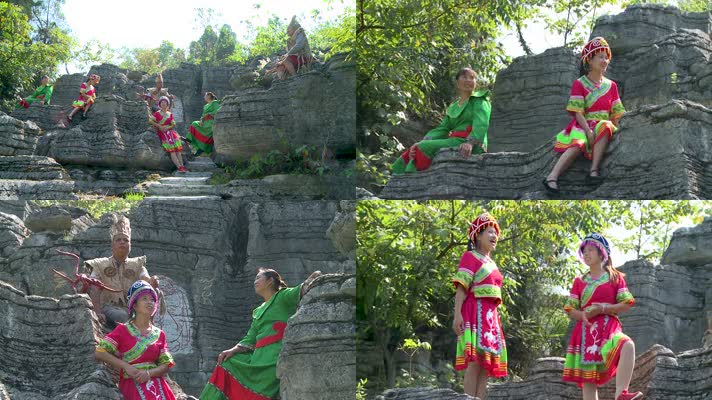 仡佬族传统山歌表演唱